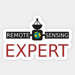 Remote Sensing Expert for White Shirts Sticker